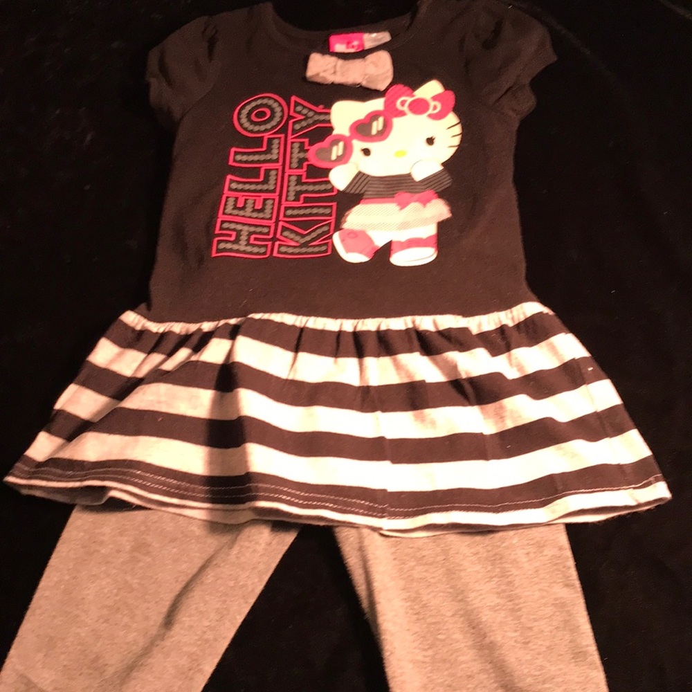 Hello Kitty Kitty two piece matching pants set